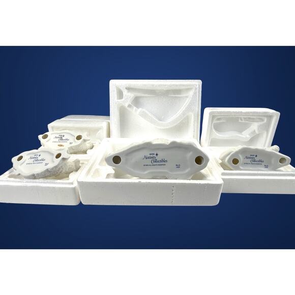 Avon Vintage Nativity Collectibles 14 Pc Orig Boxes Flying Angel Stable READ - Picture 5 of 16